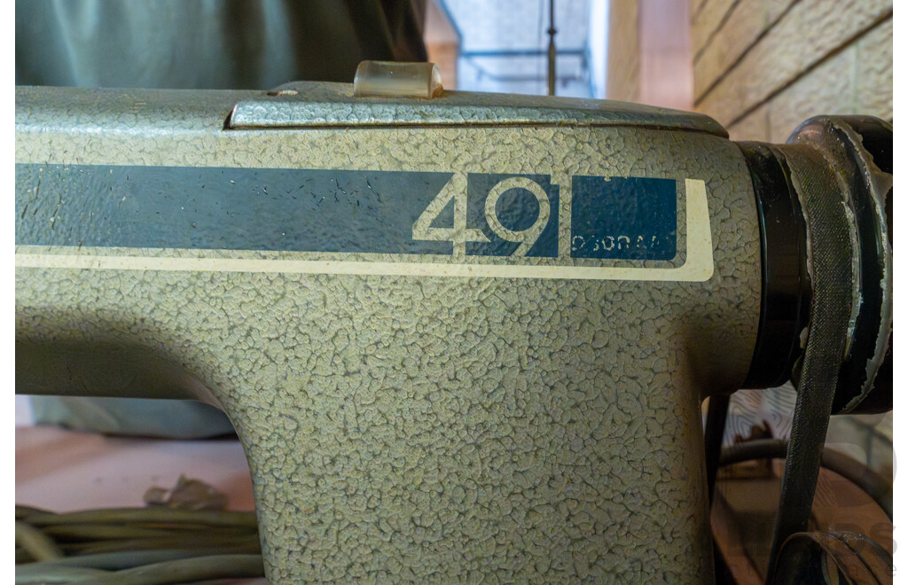 Quantity of 3 Industrial Antique Sewing Machines