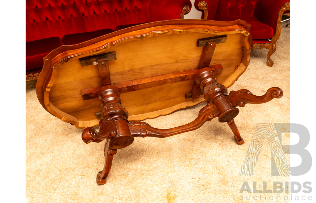 Mid Century Napoleon Style Coffee Table