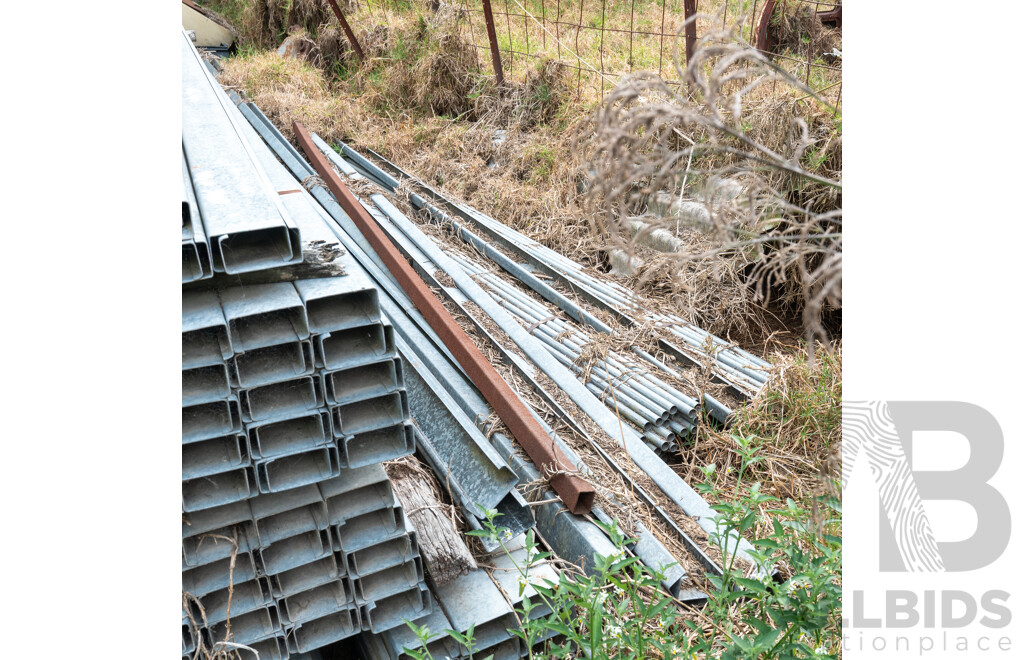 Quantity of Galvanized C Channel Lengths ETC