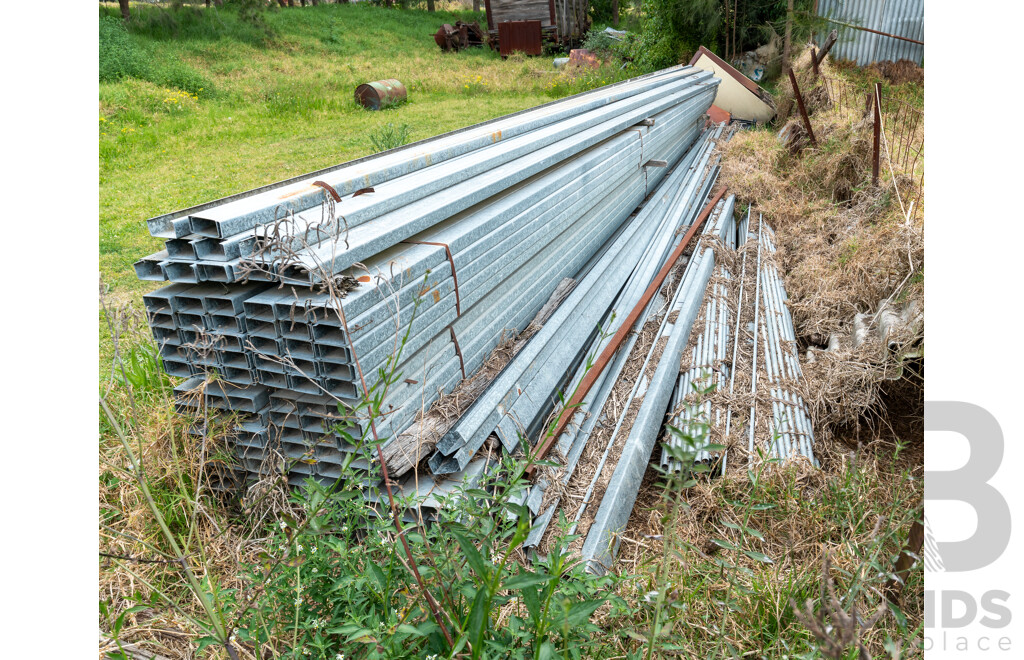 Quantity of Galvanized C Channel Lengths ETC