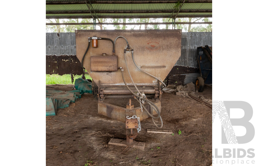 Wallaby Fabrication Fertilizer Speader Trailer