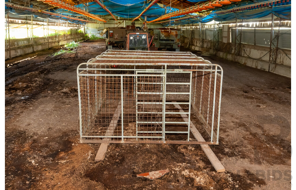 Removable Live Stock Cage to Suit a Trailer