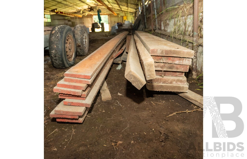 Quantity of Assorted Hardwood Planks