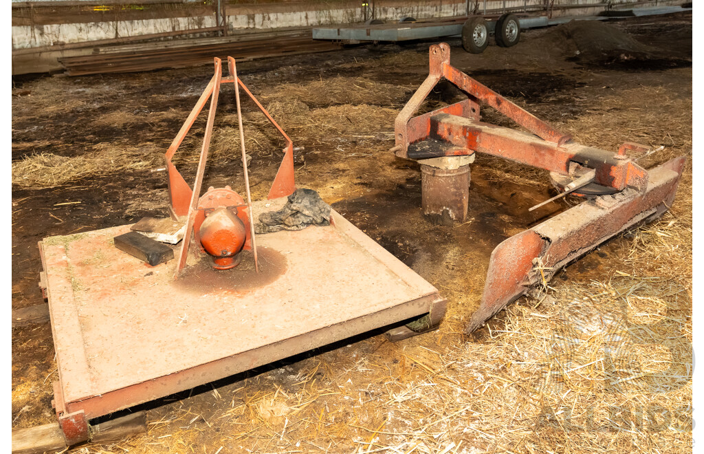 Assorted Job Lot - Tractor Attachments Bale Splitter and Slasher ETC