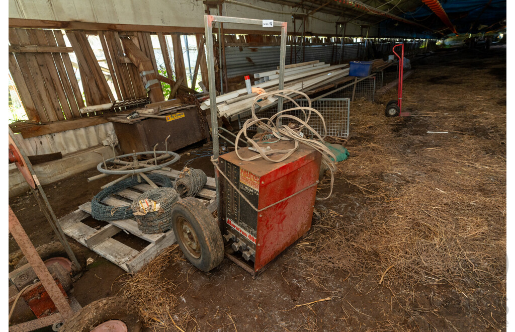 Assorted Job Lot - Gnif Cadet Single Phase Compressor and Murex A.C Welding Plant 400 Amp ETC
