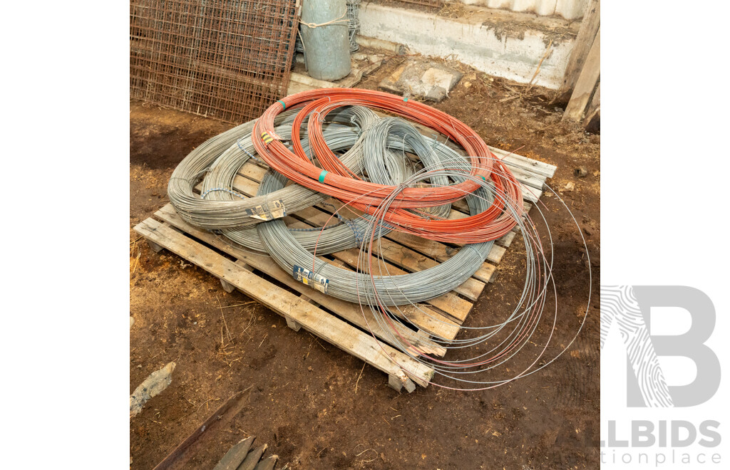 Assorted Job Lot - Chicken Wire, Wire Rolls and Star Pickets ETC