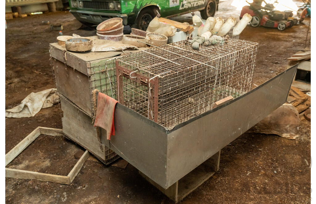 Assorted Job Lot - Rabbit Cages and Animal Trap ETC