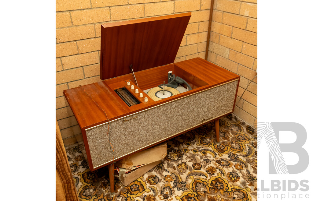 Assorted Job Lot - Precedent Stereophonic Record Player, Assorted Records and Yamaha Miniture Keyboard ETC