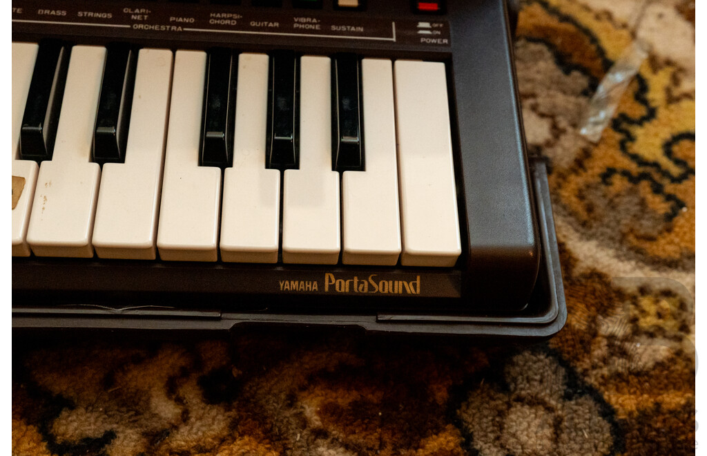 Assorted Job Lot - Precedent Stereophonic Record Player, Assorted Records and Yamaha Miniture Keyboard ETC