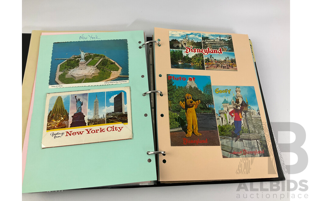 Album of Vintage International Army and Coronation Covers, International Post Cards, Australian First Day Covers