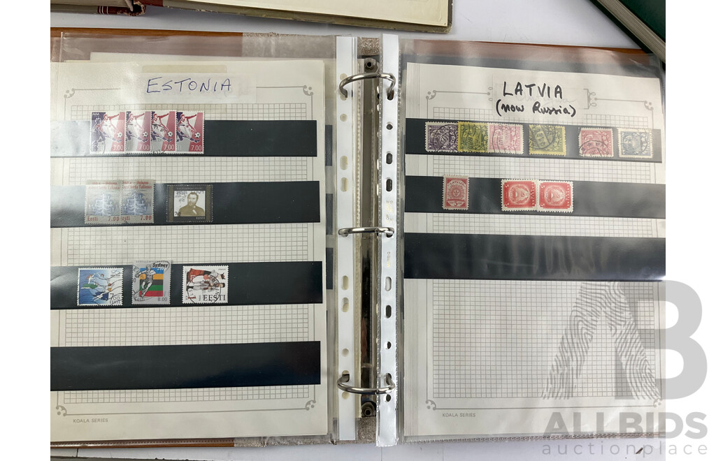 Collection of Vintage International Stamps Including Peru, Honduras, Venezuela, Colombia, Guatamala, Brazil, Mexico, Paraguay, Costa Rica, Vietnam, Laos, Russia