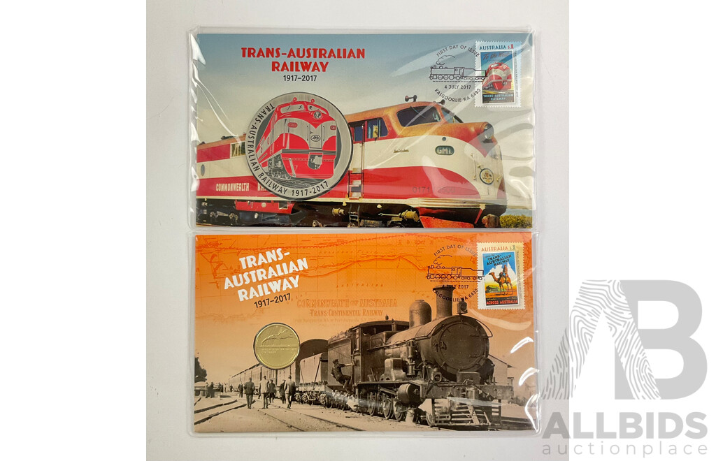 Australian 2017 Trans-Australian Railway PNC's 1917-2017