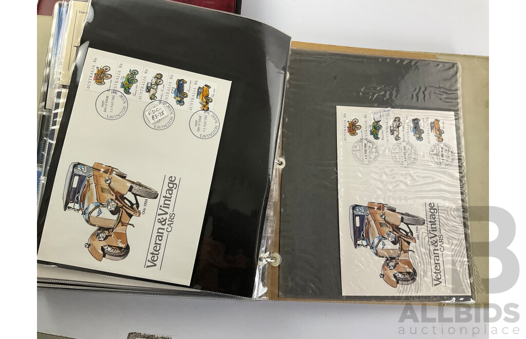 Two Albums of Australian First Day Covers, Examples Spanning 1983 - 1984 and 1997 - 1998