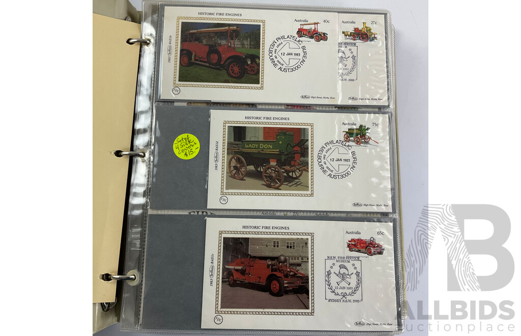 Two Albums of Australian First Day Covers, Examples Spanning 1983 - 1984 and 1997 - 1998
