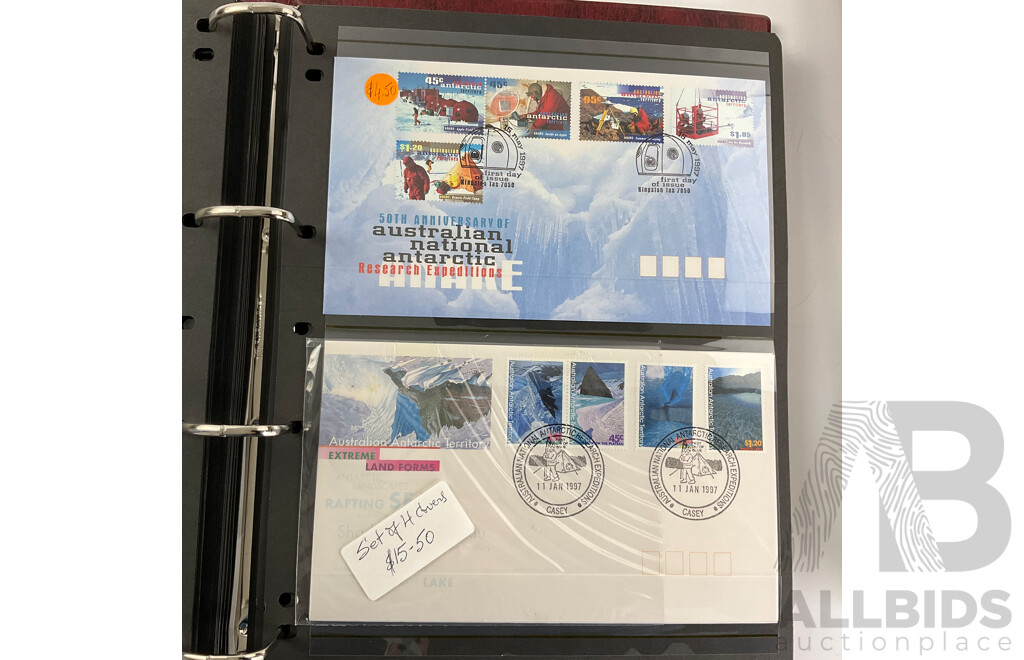 Two Albums of Australian First Day Covers, Examples Spanning 1983 - 1984 and 1997 - 1998