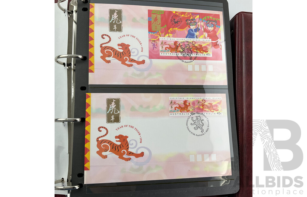 Two Albums of Australian First Day Covers, Examples Spanning 1983 - 1984 and 1997 - 1998