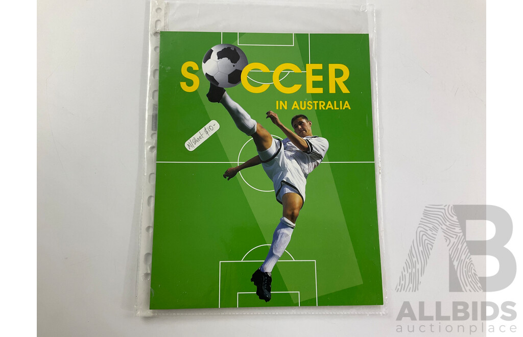 Australian 2006 Stamp Books, Mini Sheets, First Day Covers Including Collingwood Football Club, Australian Rock Posters, Year of the Dog, Wild Flowers, Commonwealth Games, Classic Cars, Cancer Zodiac Booklet, Soccer in Australia