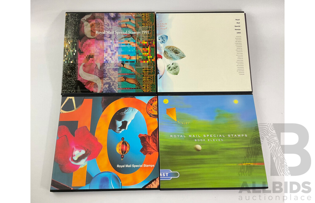 United Kingdom Royal Mail Special Stamps Sets 1991, 1992, 1993, 1994