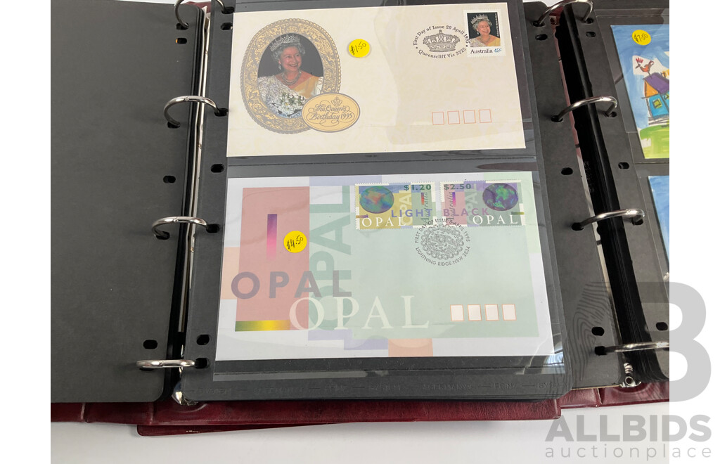 Three Australia Post Albums of First Day Covers and PNCs, Spanning August 1992 to November 1995