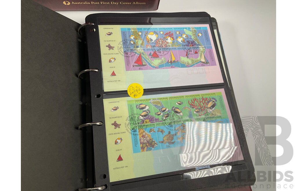 Three Australia Post Albums of First Day Covers and PNCs, Spanning August 1992 to November 1995