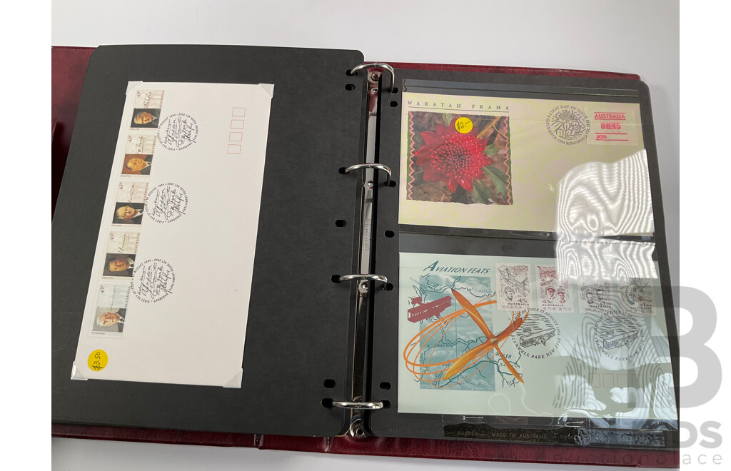 Three Australia Post Albums of First Day Covers and PNCs, Spanning August 1992 to November 1995