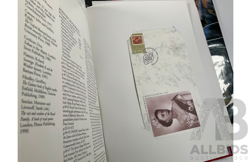 Collection of Australian Post Stamp Books Including Women of Oz, Forty Royal Years, Coming South, Zoos of Australia, Discoveries Medical Science in Australia with Papua New Guinea 1995 Stamp Album