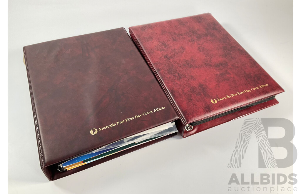 Two Australia Post Albums of First Day Covers, Stamp Books, Mini Sheets and PNCs Including Years 1996 and 2007