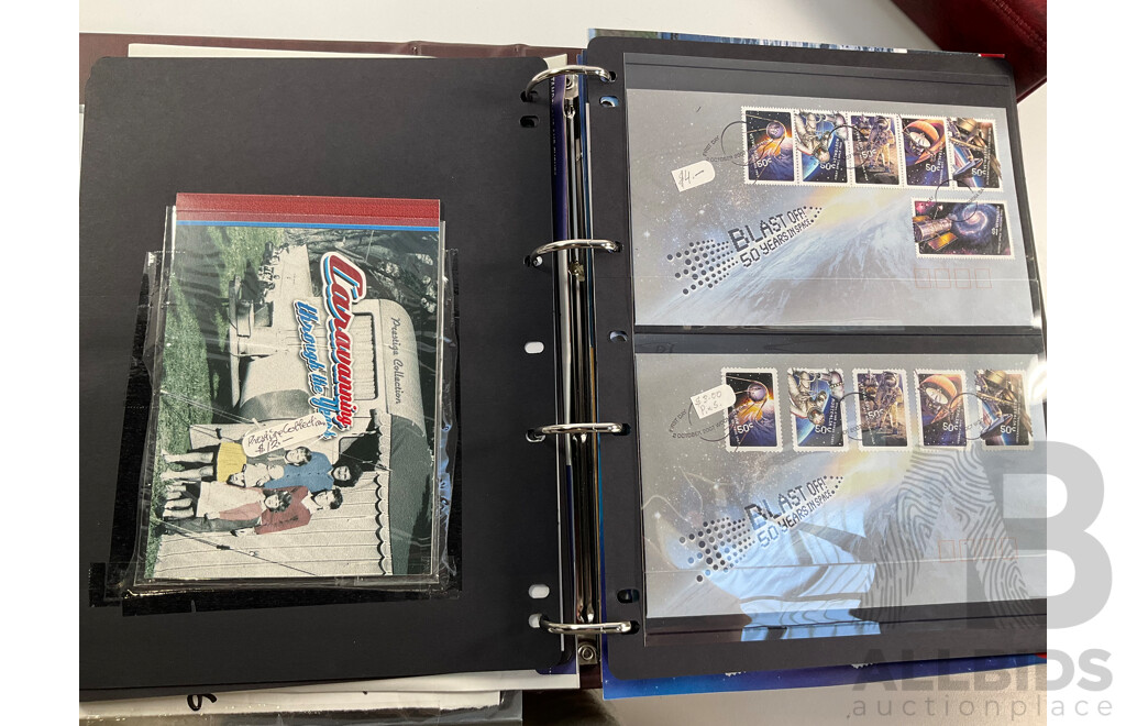 Two Australia Post Albums of First Day Covers, Stamp Books, Mini Sheets and PNCs Including Years 1996 and 2007