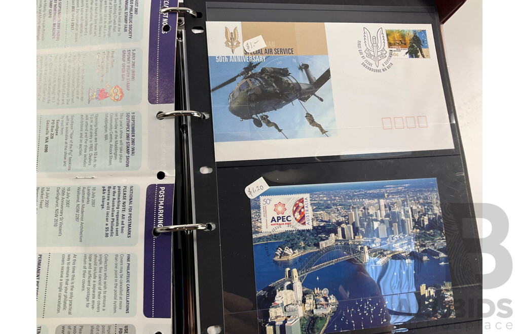 Two Australia Post Albums of First Day Covers, Stamp Books, Mini Sheets and PNCs Including Years 1996 and 2007