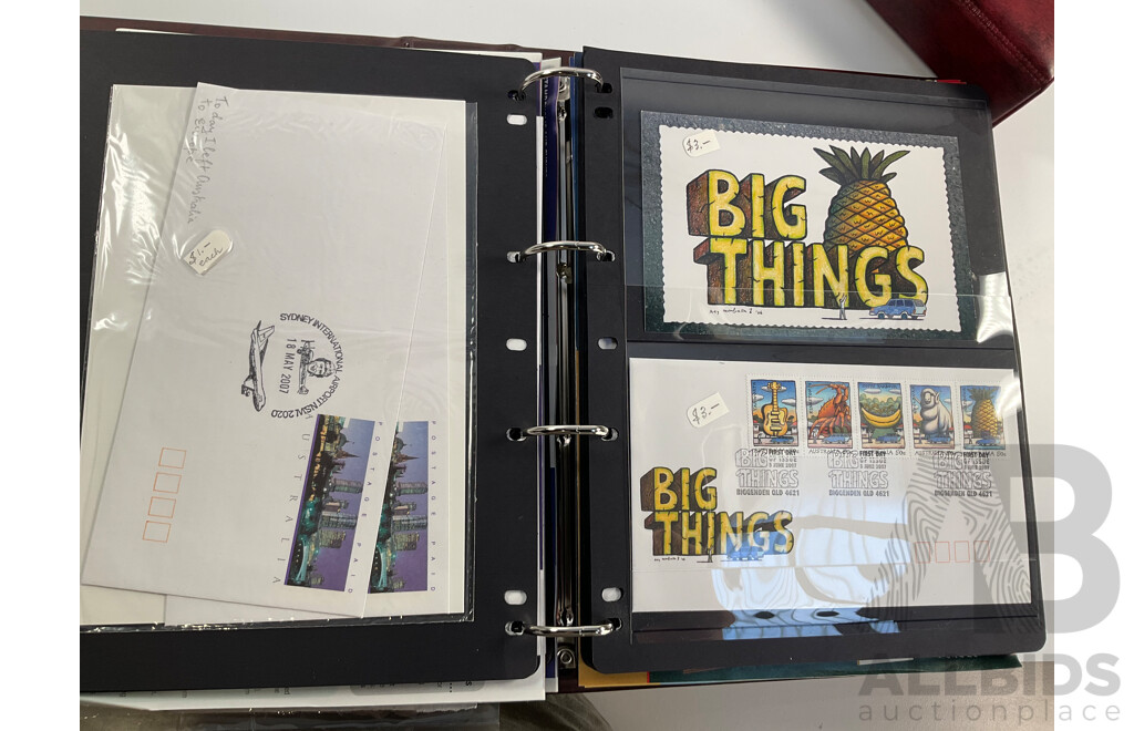 Two Australia Post Albums of First Day Covers, Stamp Books, Mini Sheets and PNCs Including Years 1996 and 2007