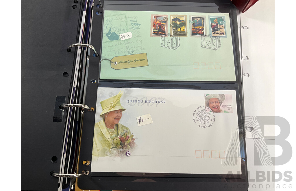 Two Australia Post Albums of First Day Covers, Stamp Books, Mini Sheets and PNCs Including Years 1996 and 2007