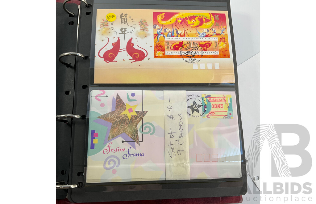 Two Australia Post Albums of First Day Covers, Stamp Books, Mini Sheets and PNCs Including Years 1996 and 2007