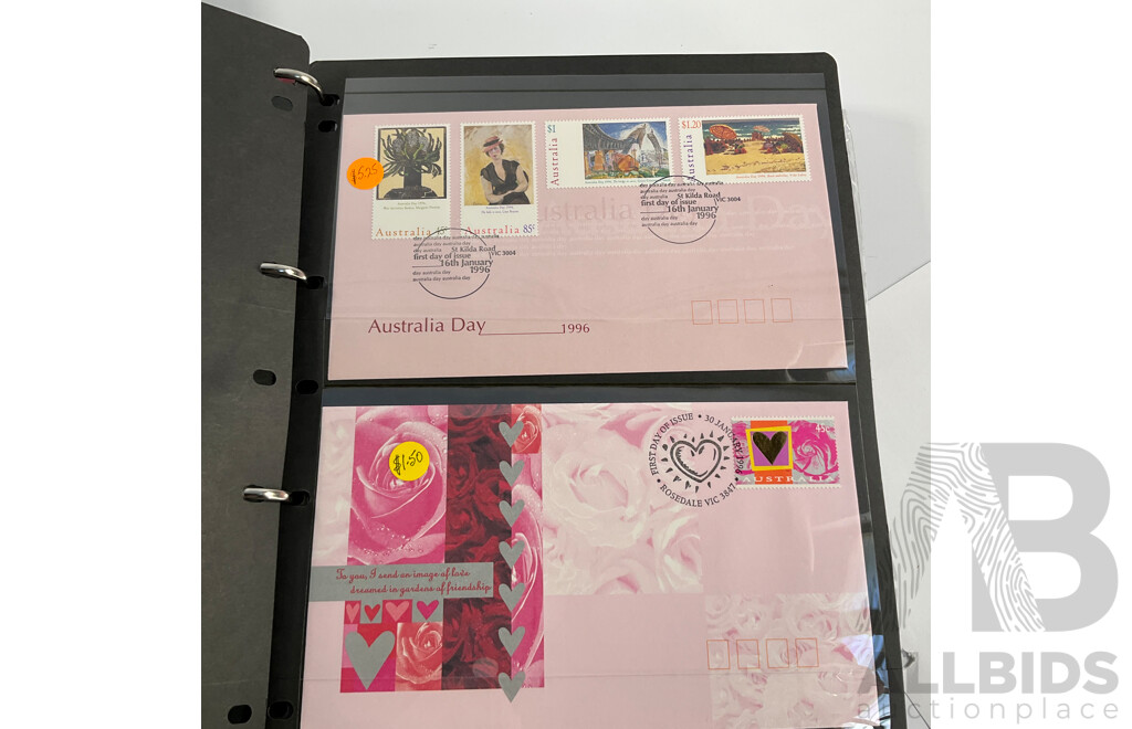 Two Australia Post Albums of First Day Covers, Stamp Books, Mini Sheets and PNCs Including Years 1996 and 2007