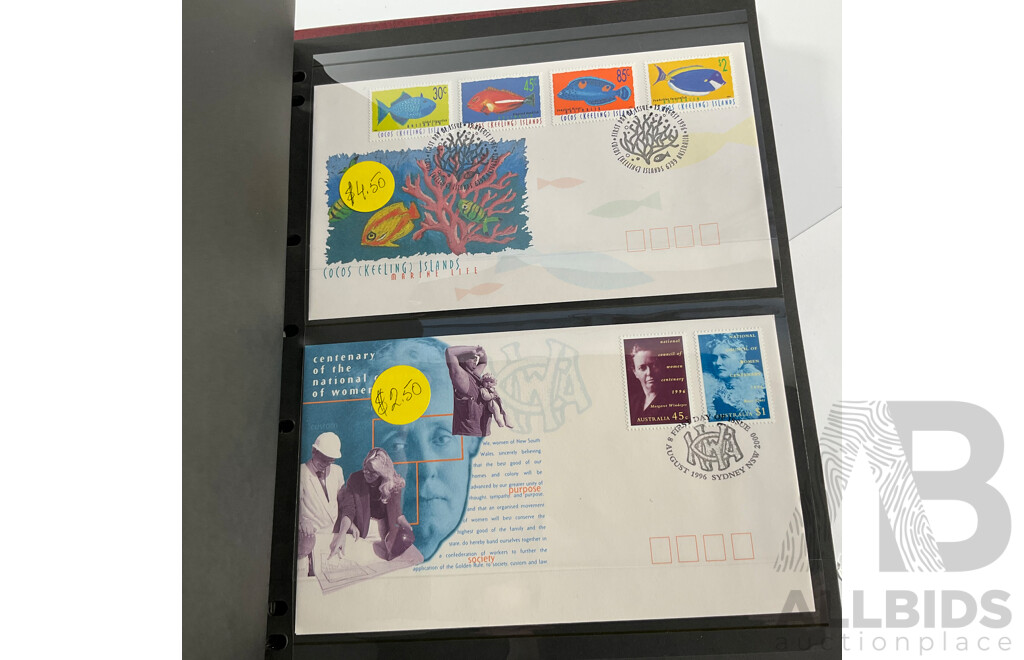 Two Australia Post Albums of First Day Covers, Stamp Books, Mini Sheets and PNCs Including Years 1996 and 2007
