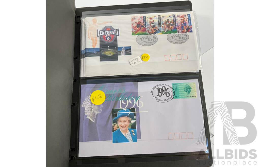 Two Australia Post Albums of First Day Covers, Stamp Books, Mini Sheets and PNCs Including Years 1996 and 2007