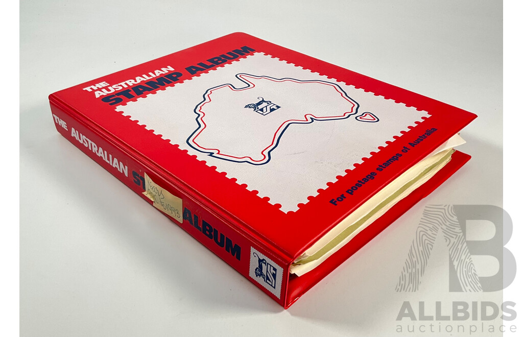 VST Album of Australian 1990 to 1993 Cancelled Stamps