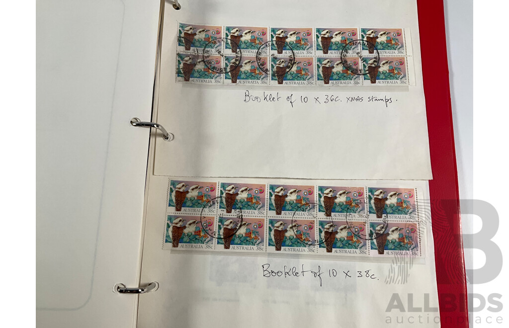 VST Album of Australian 1990 to 1993 Cancelled Stamps