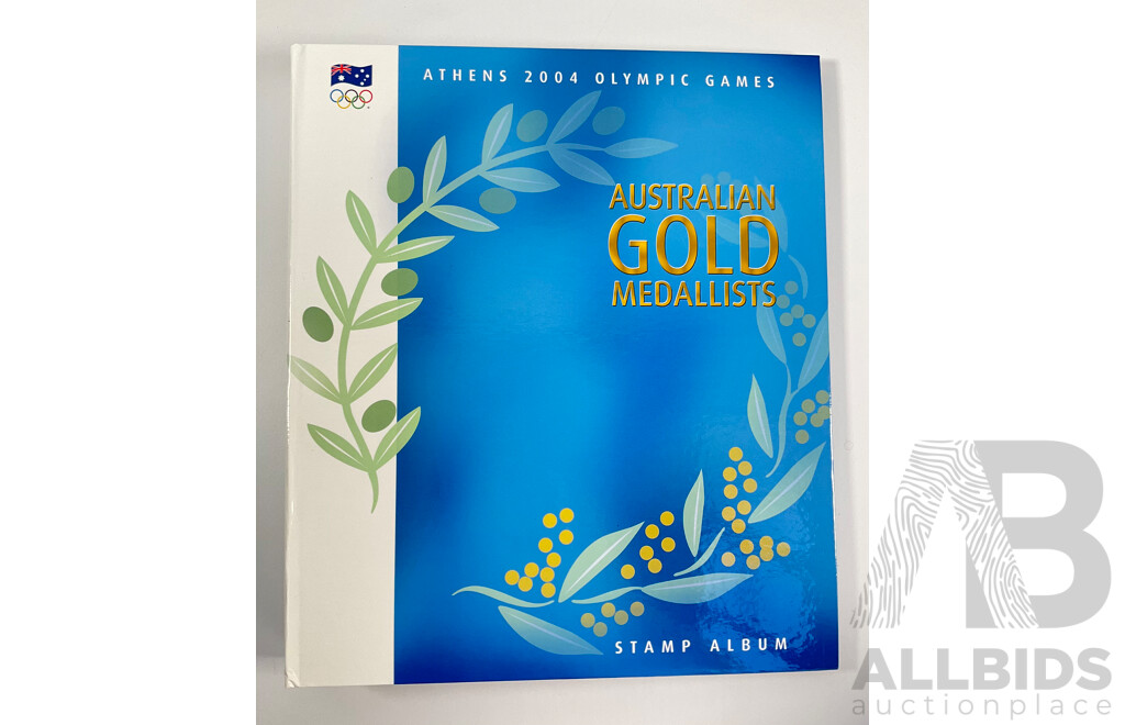 Australian 2004 Album of Mint Stamp Mini Sheets, Athens 2004 Olympic Games - Face Value $85