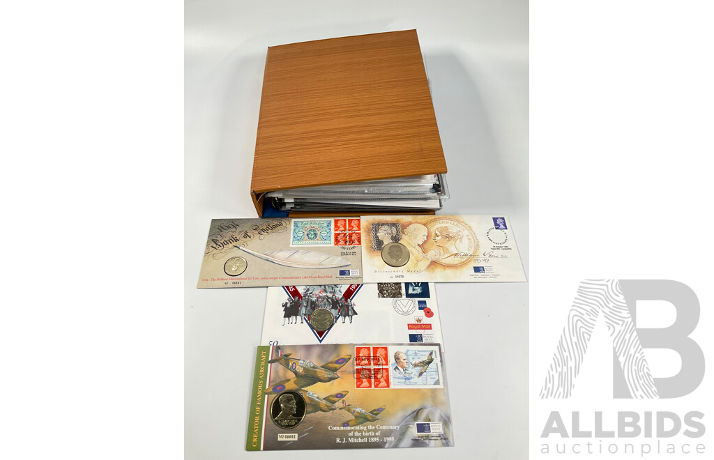Album of United Kingdom Stamp Packs, PNCs, Stamp Books and First Day Covers Spanning 1994, 1995, 1996
