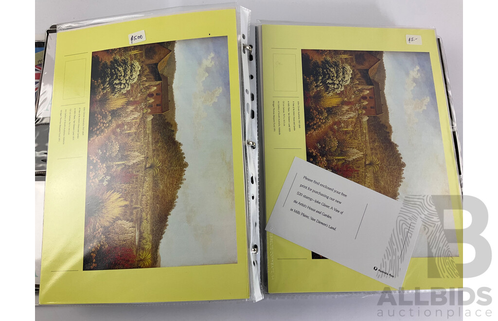 Album of Australian Stamp Pack and Books, Examples Spanning 1988 to 1991 Mostly Doubles/Multiples, Bicentennial, Selected Issues, Living Together, Tall Ships