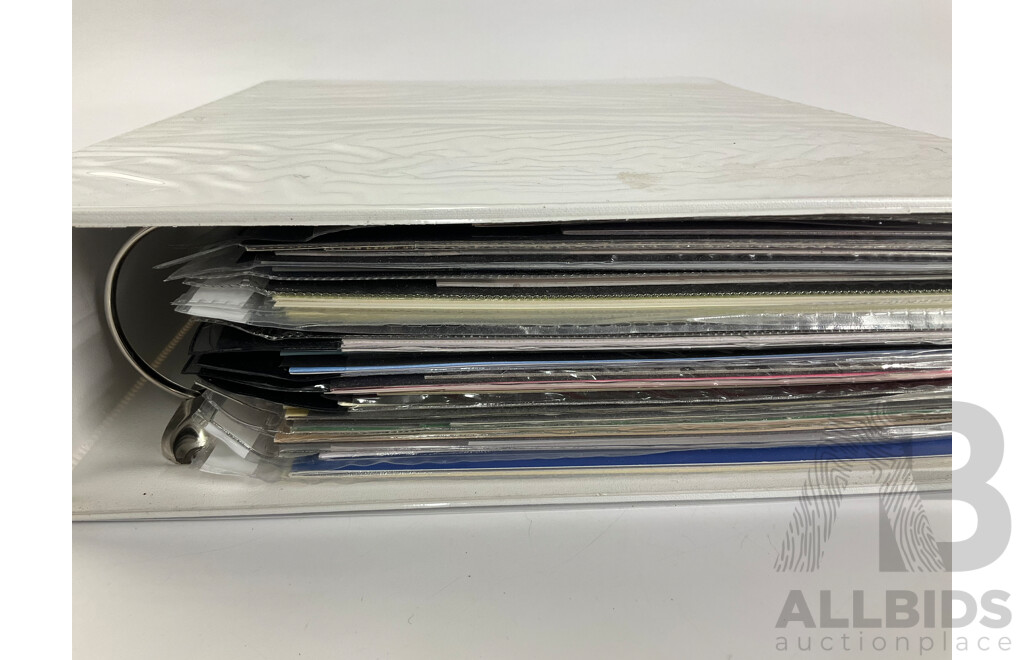 Album of Australian Stamp Pack and Books, Examples Spanning 1988 to 1991 Mostly Doubles/Multiples, Bicentennial, Selected Issues, Living Together, Tall Ships