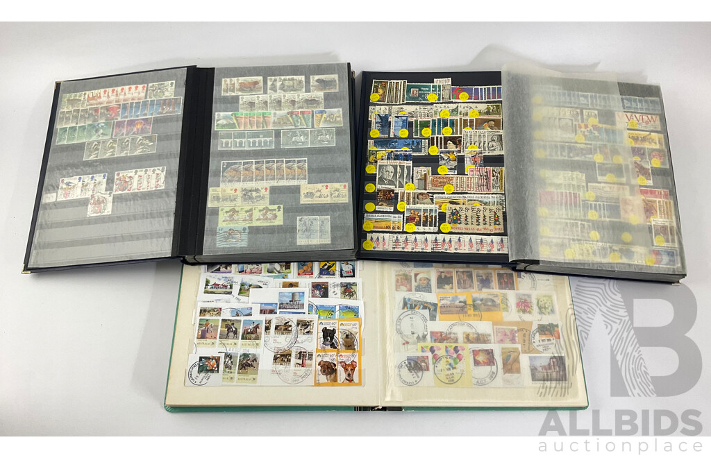 Two Albums of Great Britain, Australian, Poland and USA Stamps, Scotts Catalogue Numbers Spanning 1440 to 1952, Examples From 1920's to 1980's, KGV, QE2, Sets, Perforates