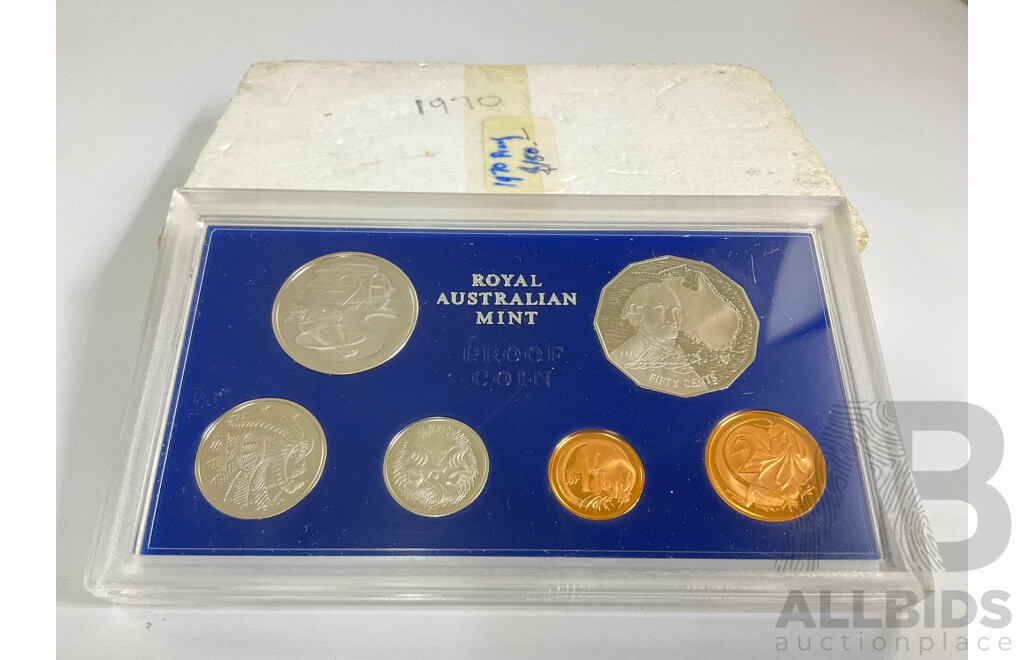 Australian RAM 1970 Six Proof Coin Set