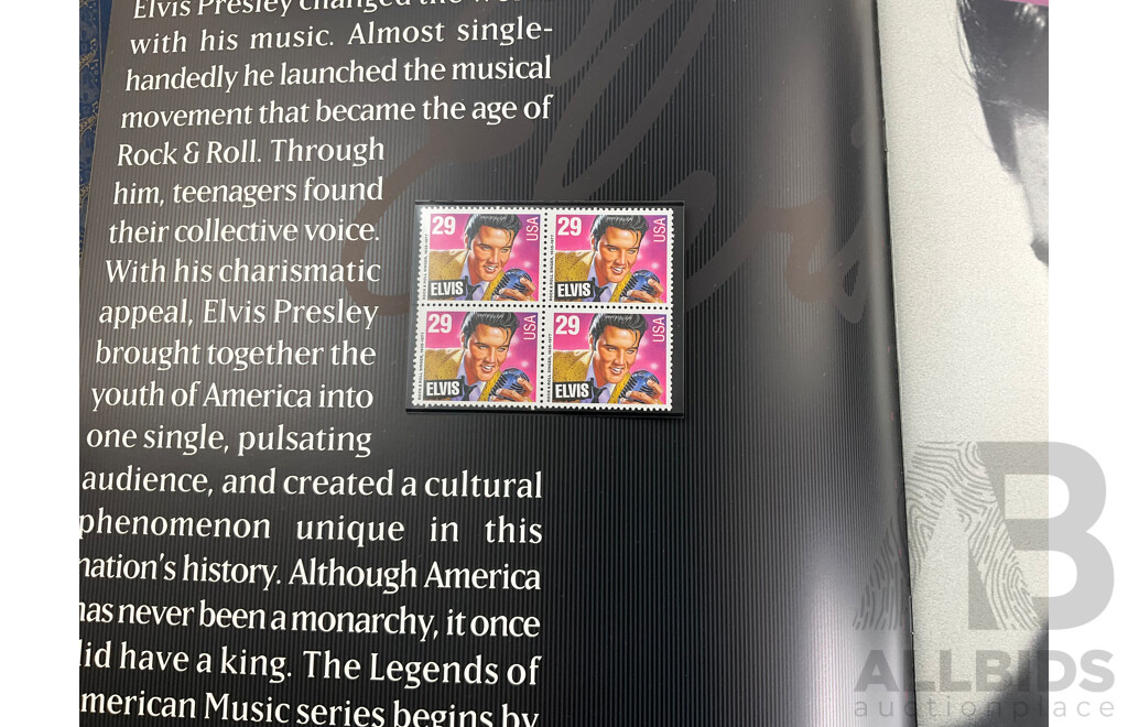 Elvis Presley United States Postal Service 1993 Commemorative Edition Stamp Pack