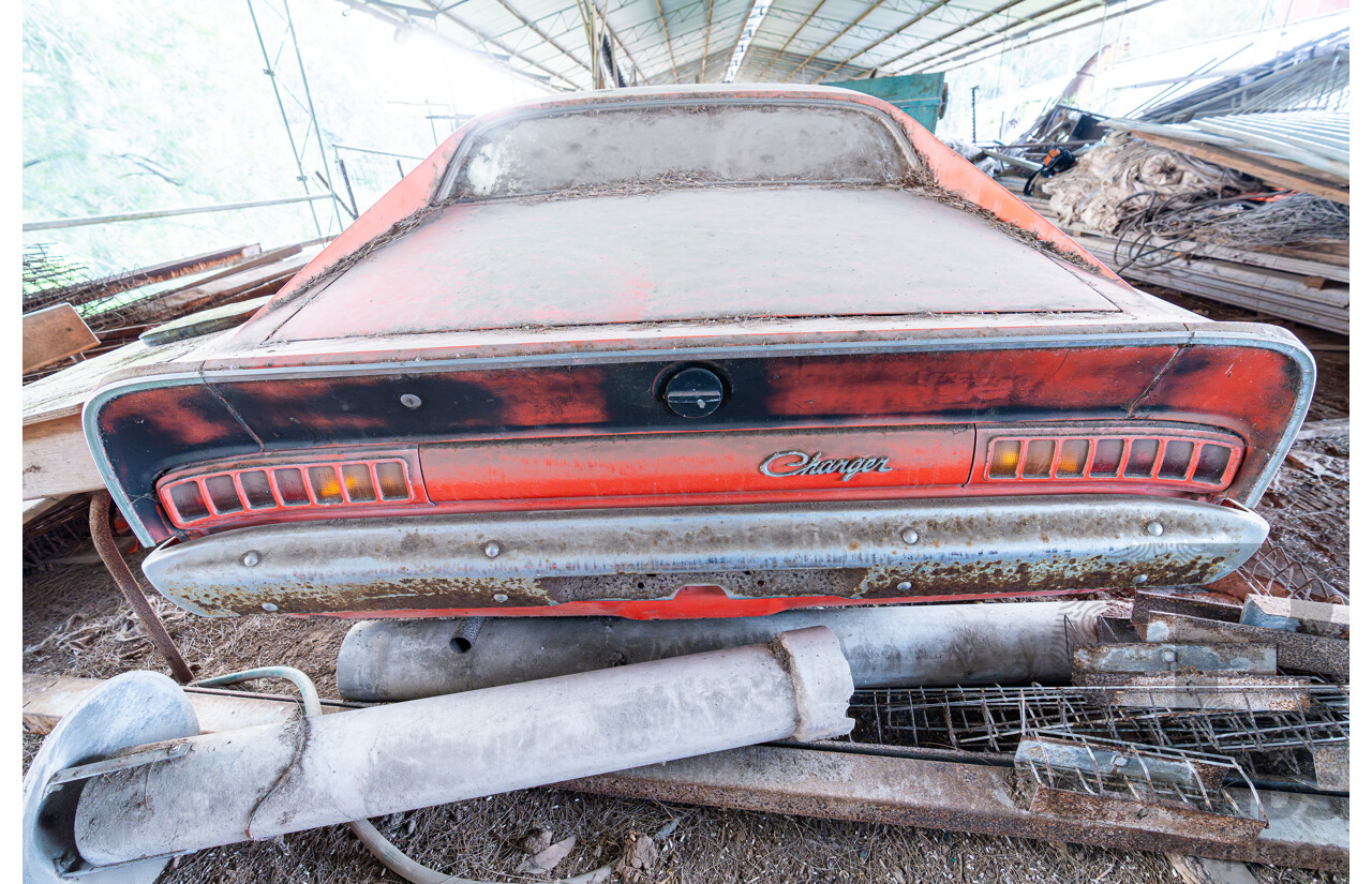 3/1972 Chrysler Valiant VH Charger 2d Coupe Hemi Orange 245ci 4.0L