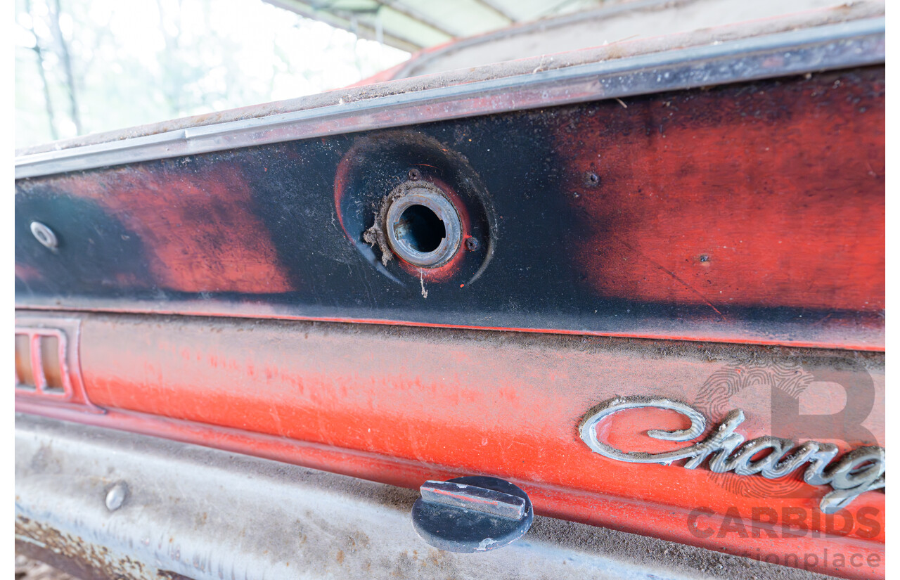 3/1972 Chrysler Valiant VH Charger 2d Coupe Hemi Orange 245ci 4.0L