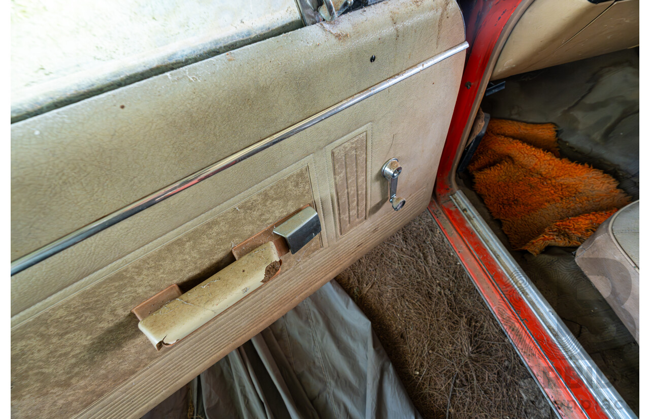 3/1972 Chrysler Valiant VH Charger 2d Coupe Hemi Orange 245ci 4.0L