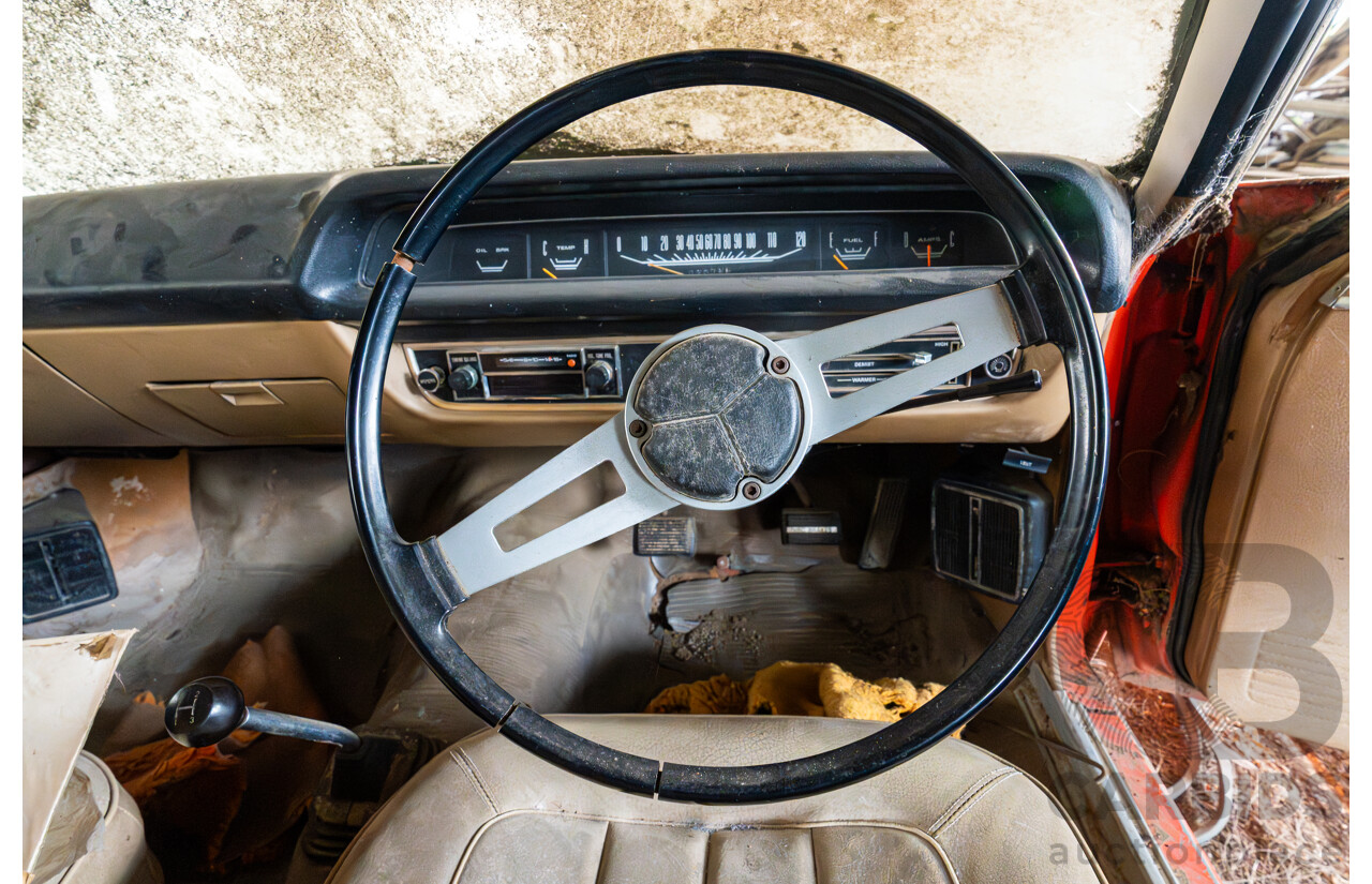 3/1972 Chrysler Valiant VH Charger 2d Coupe Hemi Orange 245ci 4.0L