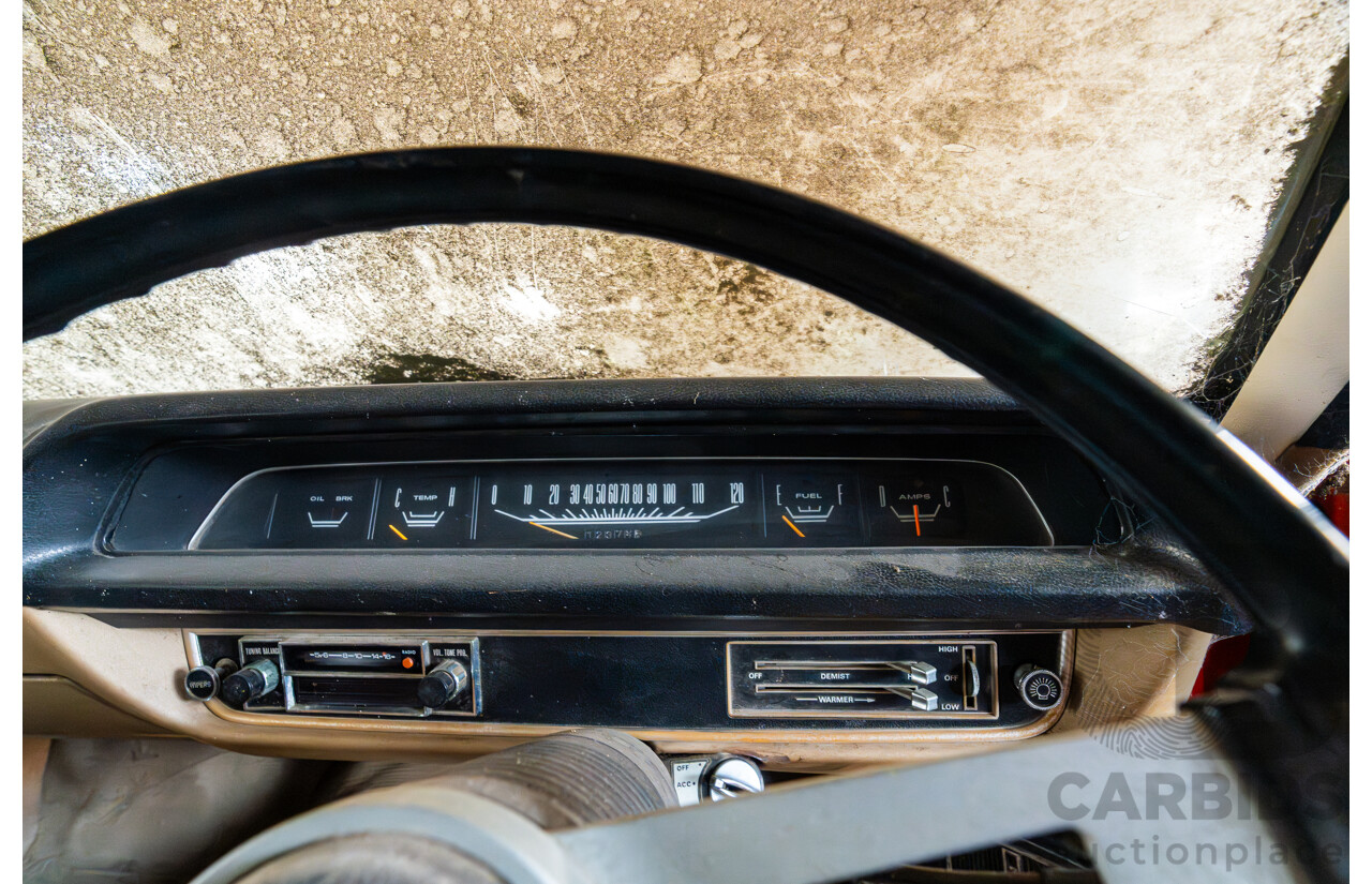 3/1972 Chrysler Valiant VH Charger 2d Coupe Hemi Orange 245ci 4.0L