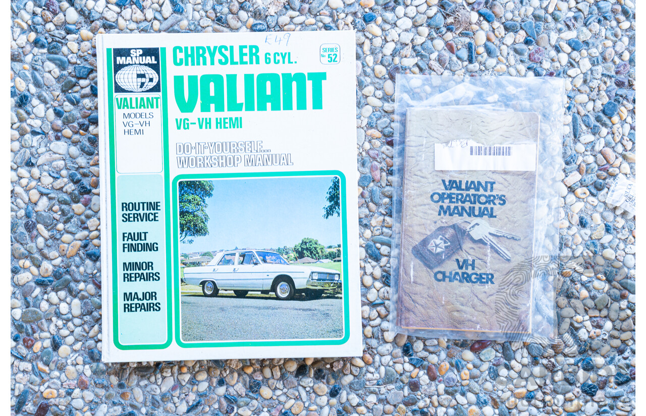 3/1972 Chrysler Valiant VH Charger 2d Coupe Hemi Orange 245ci 4.0L